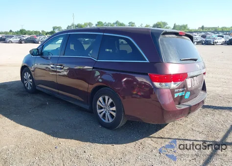 2014 Honda Odyssey Exl from USA, damaged, VIN 5FNRL5H65EB110880